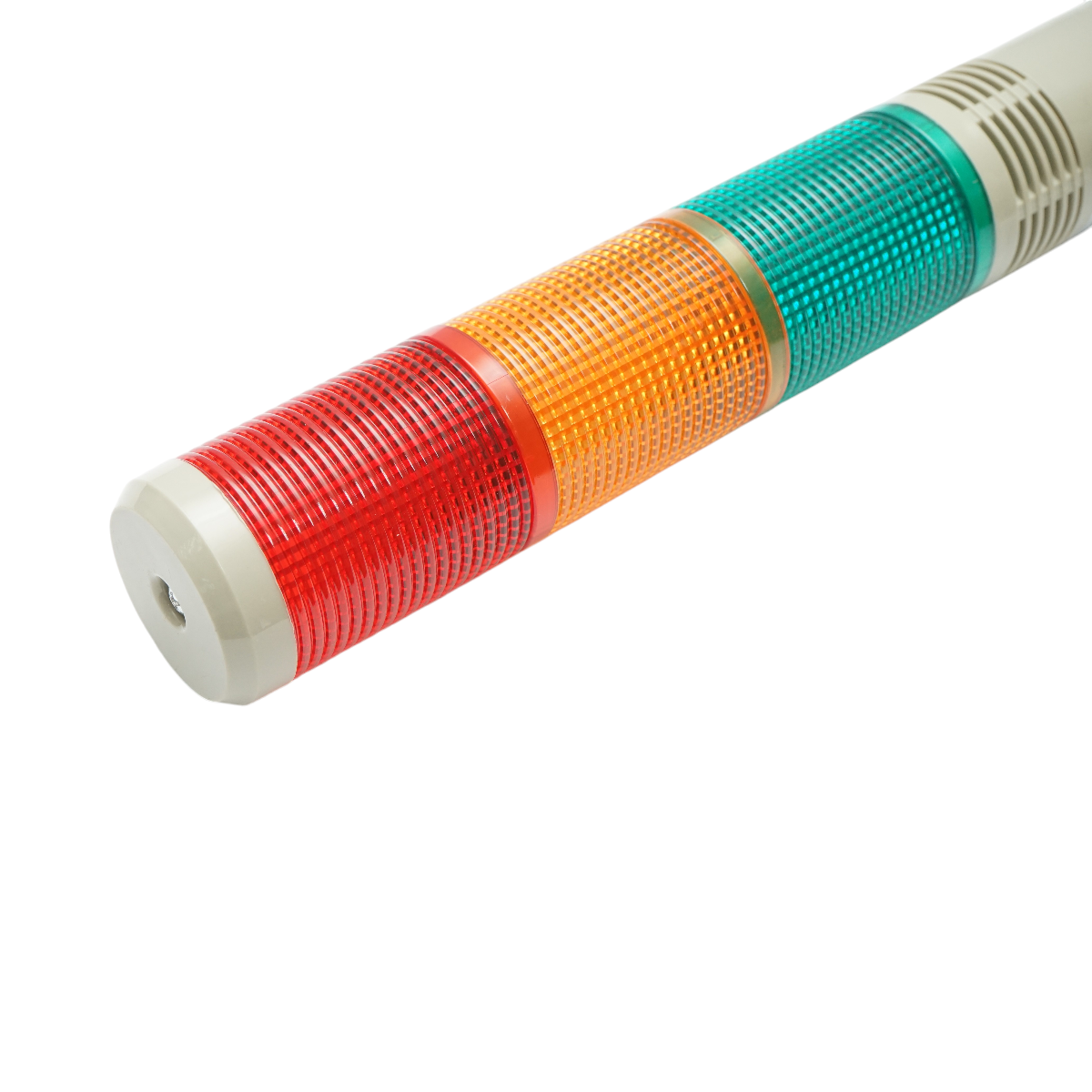 Coloana semnalizare LED 12-30V AC cu buzzer/sirena, rosu-verde-galben, Breckner Germany