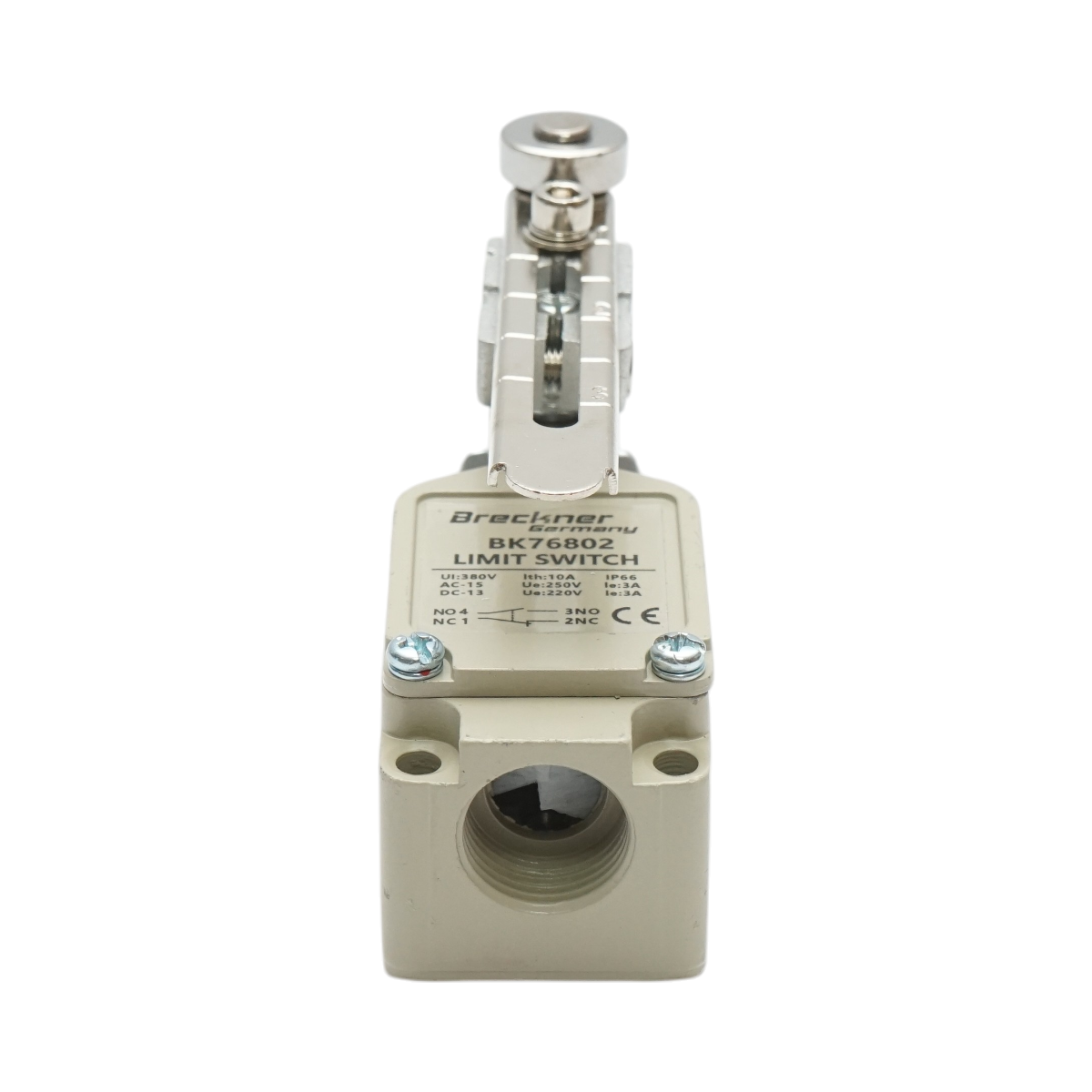 Intrerupator de limita cu parghie reglabila si rola 380V 1NO+1NC IP66 Breckner Germany