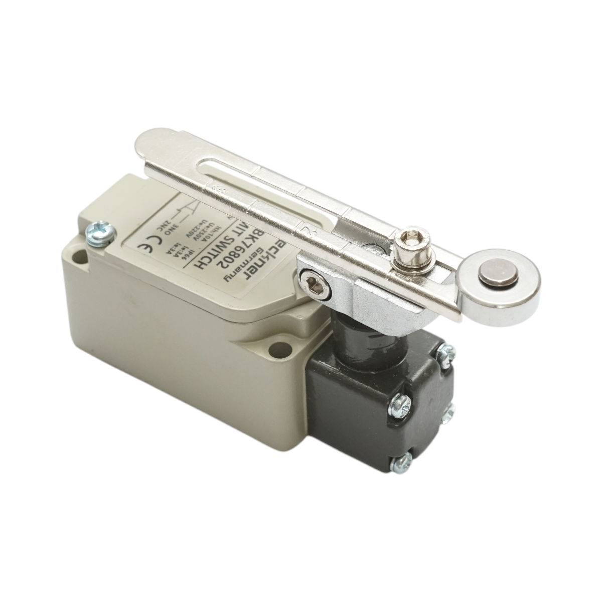 Intrerupator de limita cu parghie reglabila si rola 380V 1NO+1NC IP66 Breckner Germany