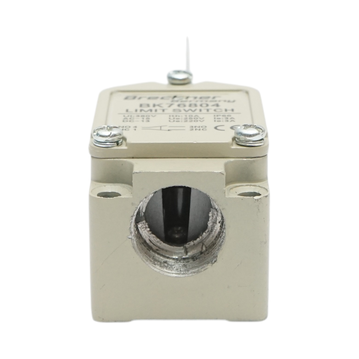 Intrerupator de limita cu sarma arc flexibila 380V 1NO+1NC IP66 Breckner Germany