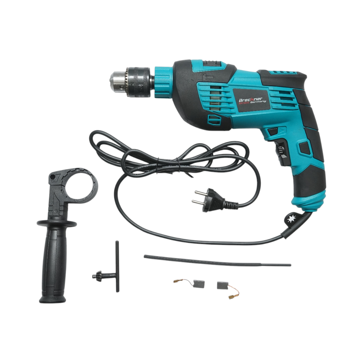 Bormasina cu impact Breckner Germany 850W, 220V, 50Hz, turatie 0-2700 r/min, mandrina 1.5-13 mm, functionare stanga/dreapta