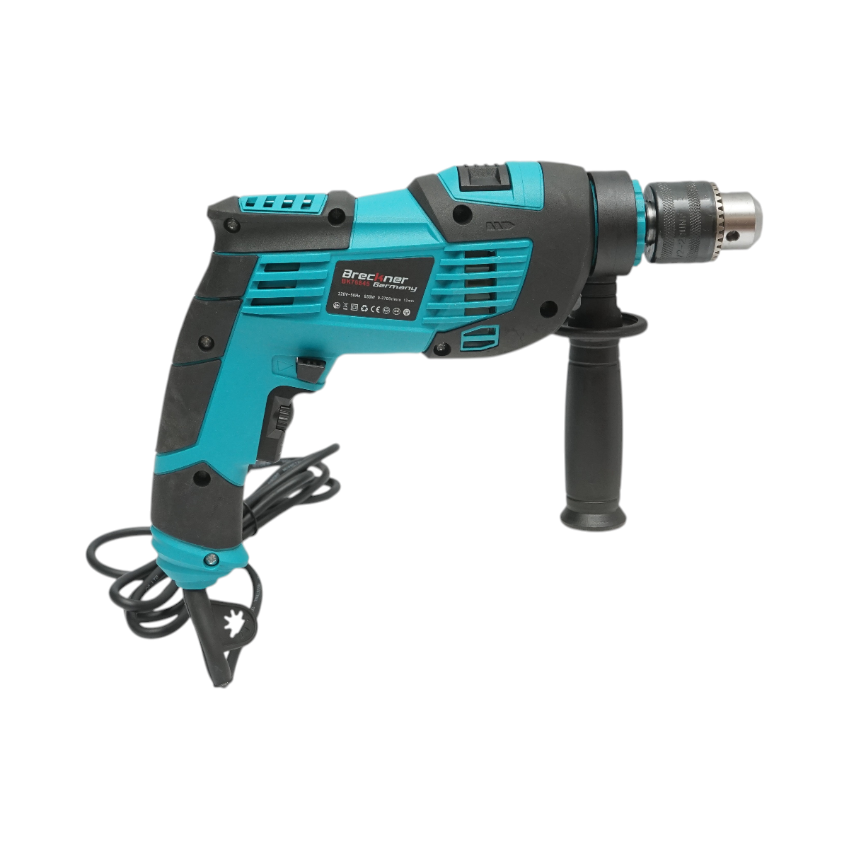 Bormasina cu impact Breckner Germany 850W, 220V, 50Hz, turatie 0-2700 r/min, mandrina 1.5-13 mm, functionare stanga/dreapta