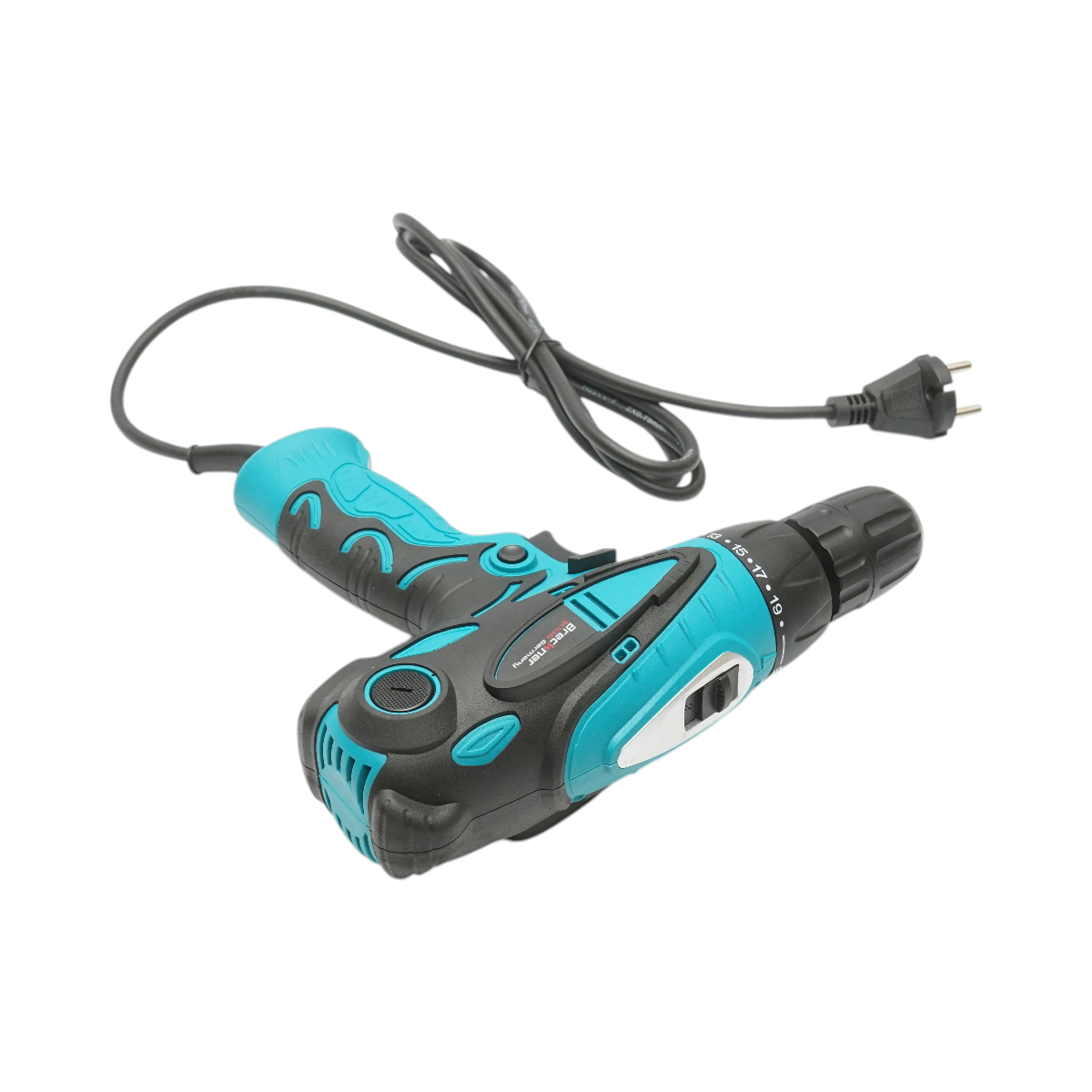 Masina de gaurit si insurubat Breckner Germany cu LED, 420W, 220V 50Hz, 2 trepte 0-350/0-750 r/min, stanga/dreapta, mandrina rapida 0.8-10 mm