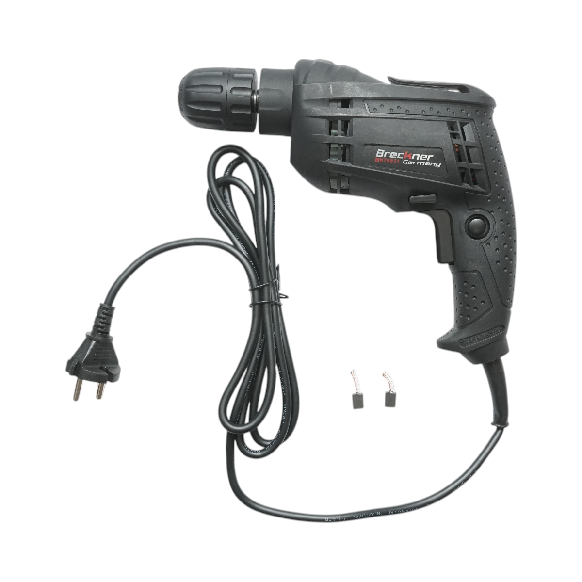 Masina de gaurit si insurubat Breckner Germany 500W, 220V, 50Hz, turatie 0-4000 r/min, mandrina 0.8-10 mm, functionare Stanga/Dreapta