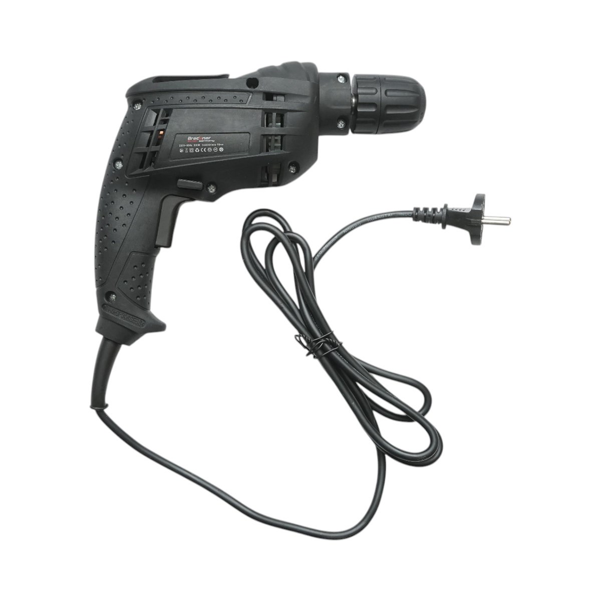 Masina de gaurit si insurubat Breckner Germany 500W, 220V, 50Hz, turatie 0-4000 r/min, mandrina 0.8-10 mm, functionare Stanga/Dreapta