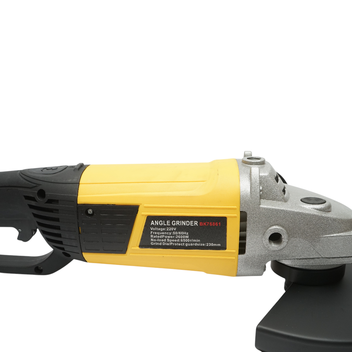 Polizor unghiular flex Breckner Germany 2600W, 220V, disc 230 mm, 6500 r/min, filet ax M14, pachet cu maner auxiliar PP, cheie, imbus, set perii, aparatoare disc