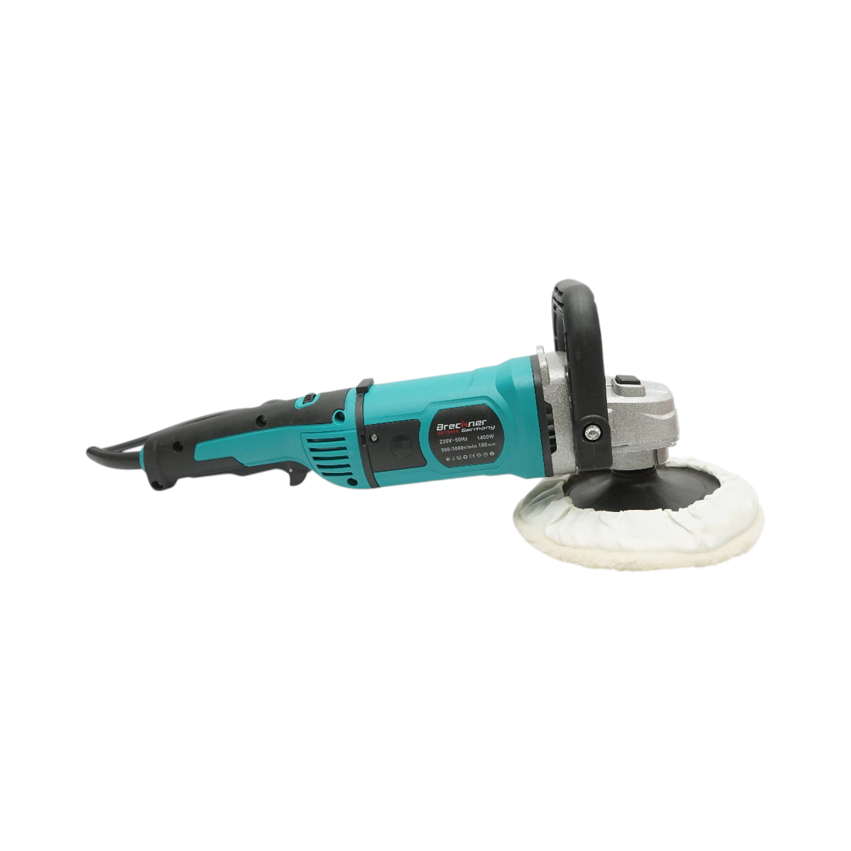 Masina de polisat si lustruit Breckner Germany 1400W, disc 180 mm, viteza reglabila 300-3000 r/min, 6 trepte, 220 V 50 Hz