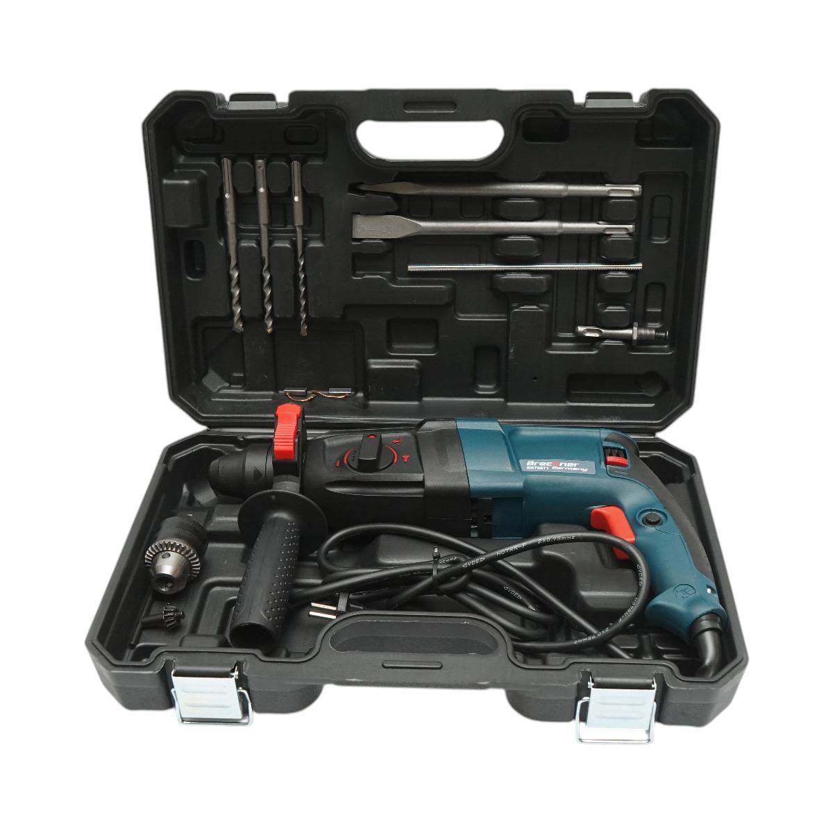 Ciocan rotopercutor 800W, 3 Joule cu mandrina SDS Plus, diametru 26mm, turatie 900rpm Breckner Germany