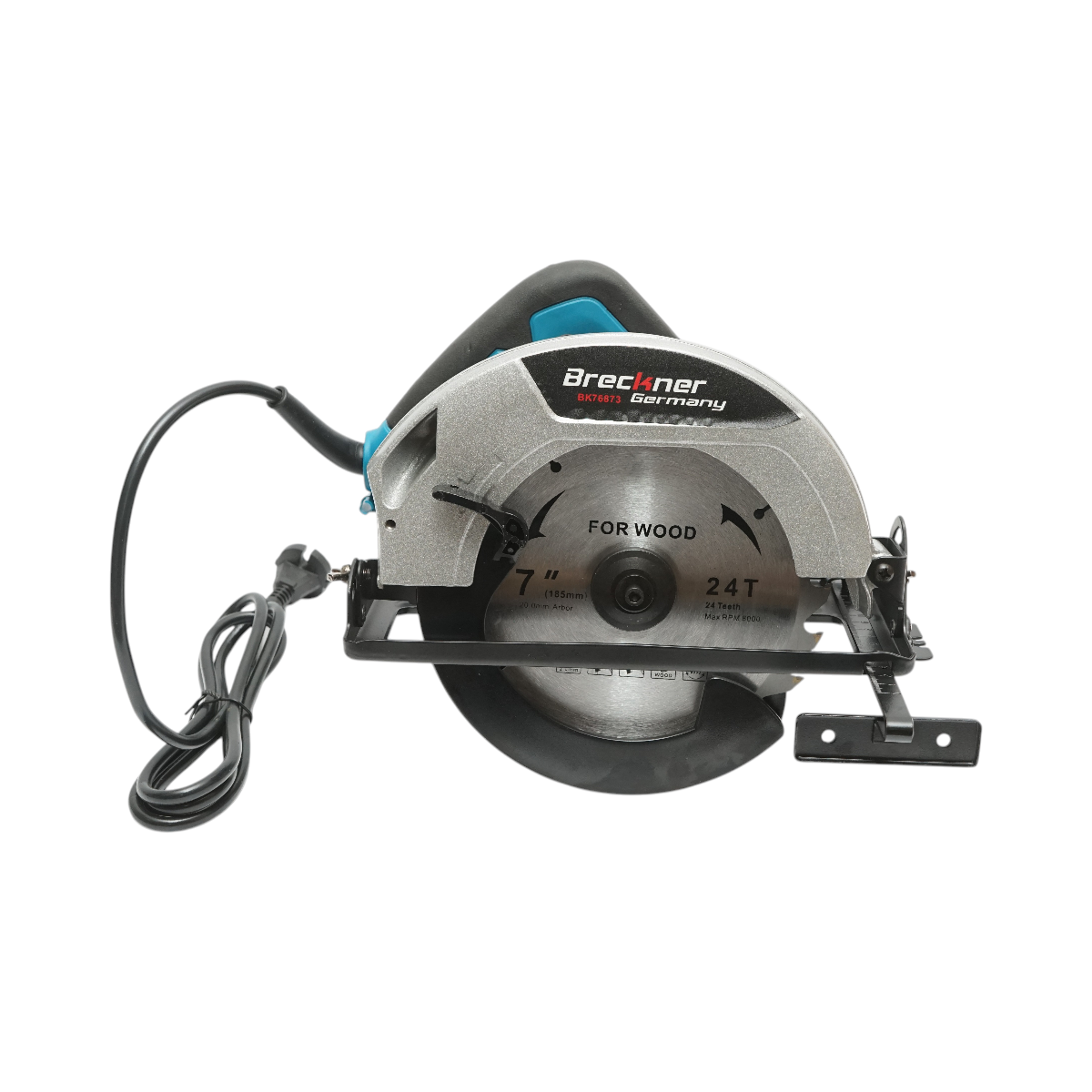 Fierastrau circular de mana Breckner Germany 1600W, 220V/50Hz, disc 185 mm, unghi taiere 0-45, turatie 4700 r/min