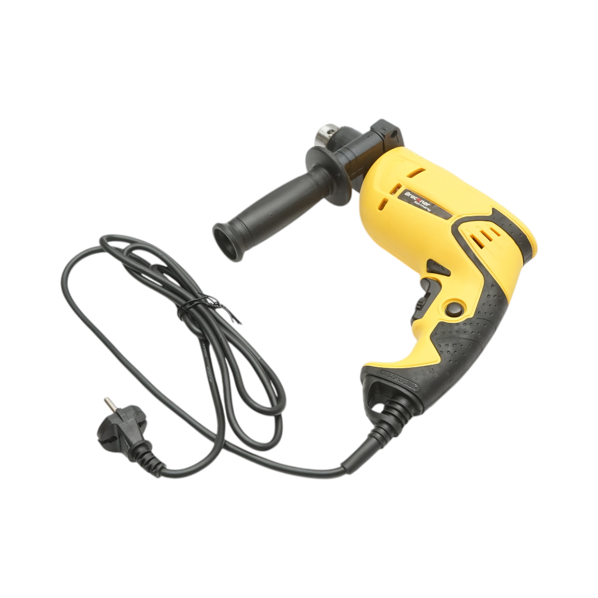 Trusa bormasina cu percutie Breckner Germany 600W, 220-240V, 50Hz, turatie 0-3300 r/min, mandrina 1.5-13 mm, Stanga/Dreapta, 38 piese