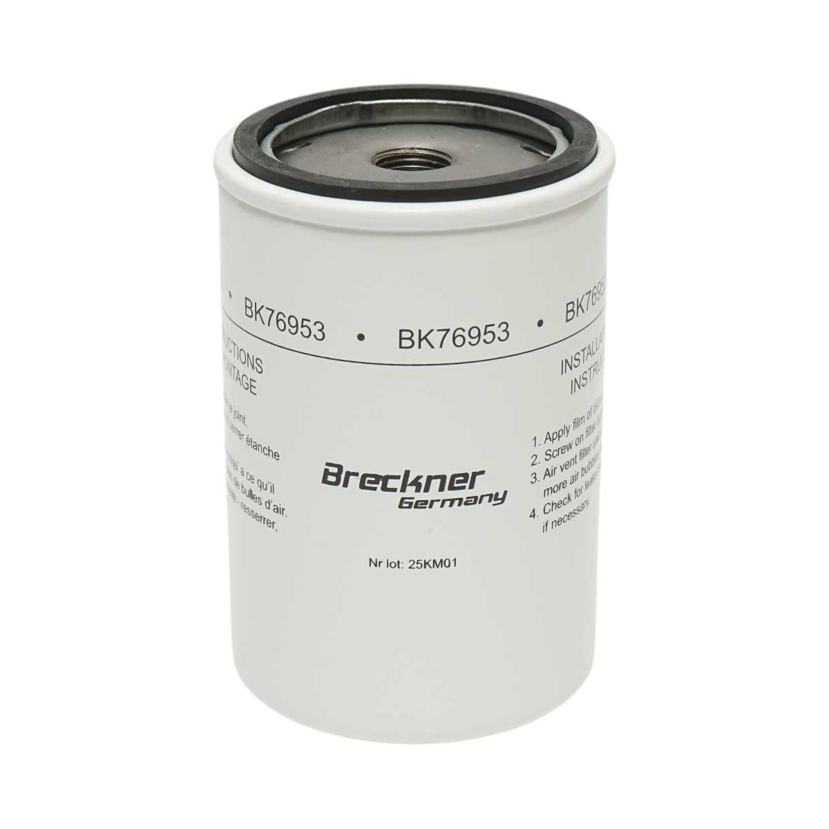 Filtru combustibil Massey Ferguson, Case IH, Claas, Deutz, Fendt, New Holland 81x122mm, filet M16x1.5 cod OEM P553004, SN039