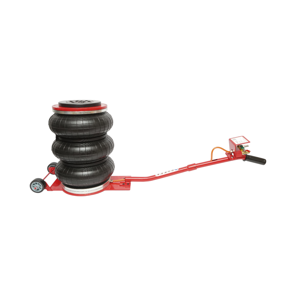 Cric pneumatic profesional 150-400mm cu perna de aer, presiune de lucru 8-12 bar, sarcina maxima 6T Breckner Germany