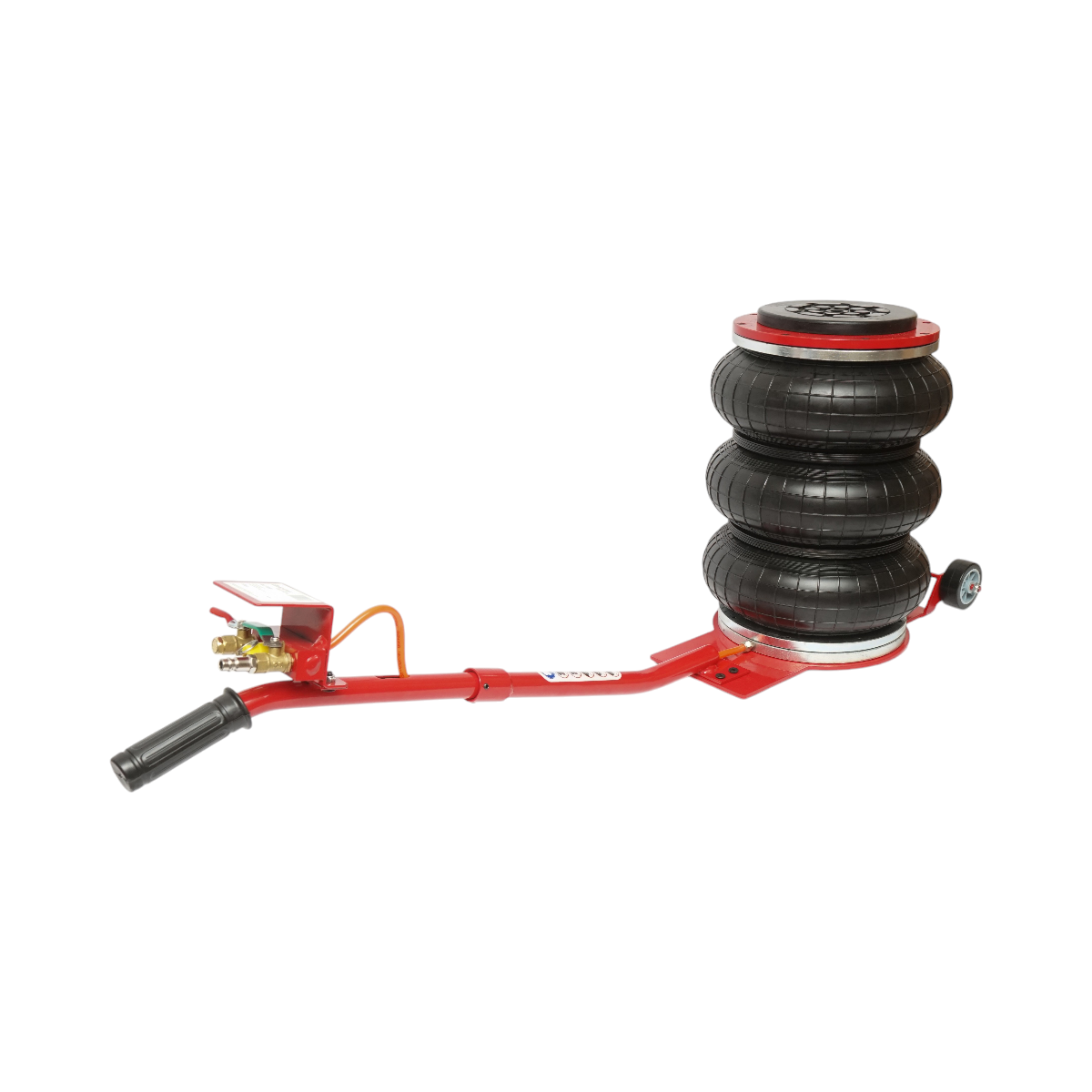 Cric pneumatic profesional 6T Breckner Germany cu perna de aer, inaltime 150-400 mm, presiune lucru 8-12 bar, greutate 18 kg