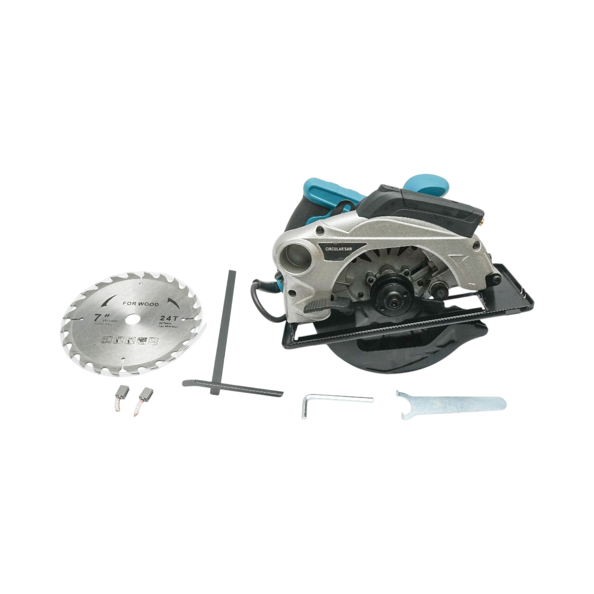 Fierastrau circular de mana 1500 W, 4700 rpm, disc 185x20 mm, adancime taiere 65 mm la 90 grade / 45 mm la 45 grade, alimentare 220 V 50 Hz