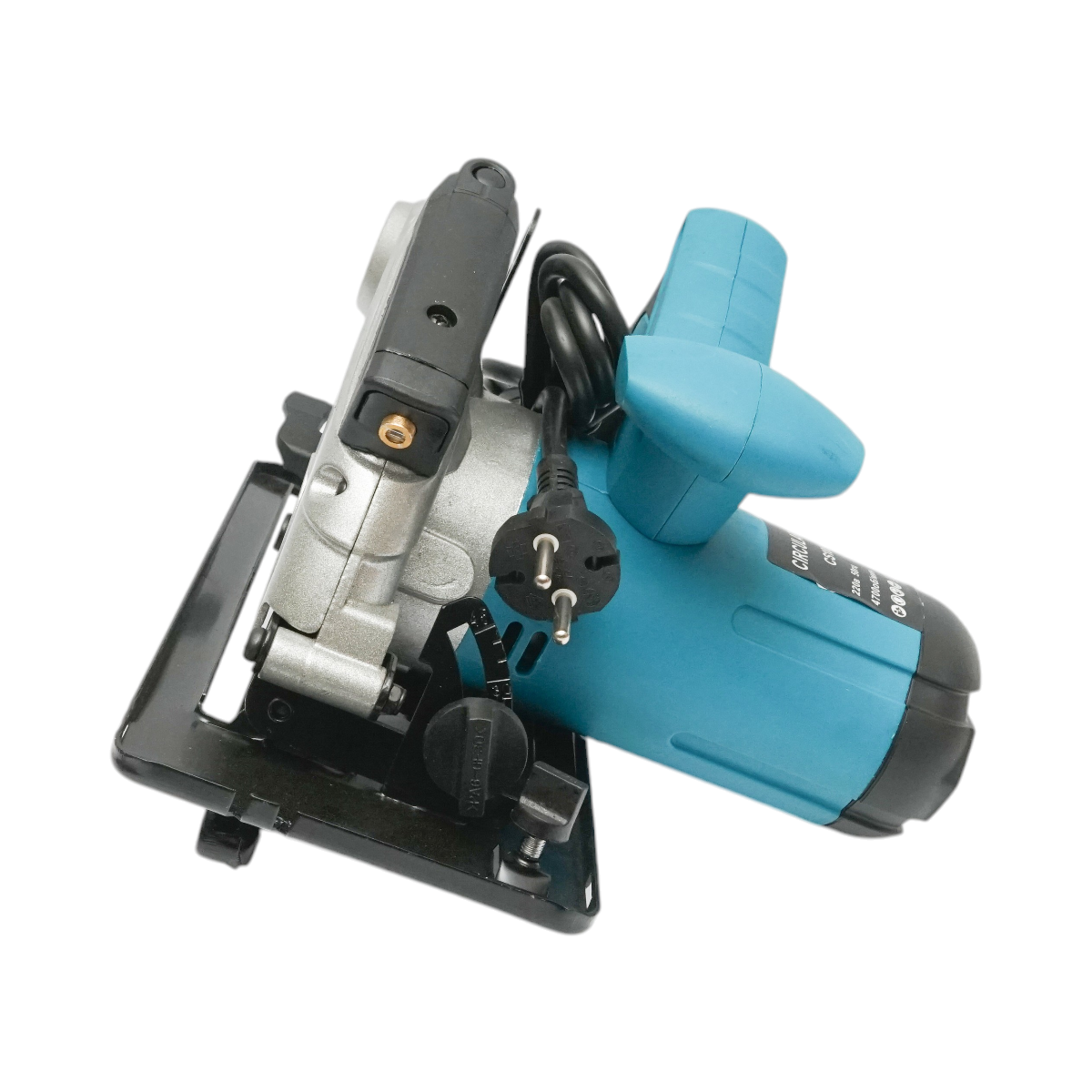 Fierastrau circular de mana 1500 W, 4700 rpm, disc 185x20 mm, adancime taiere 65 mm la 90 grade / 45 mm la 45 grade, alimentare 220 V 50 Hz