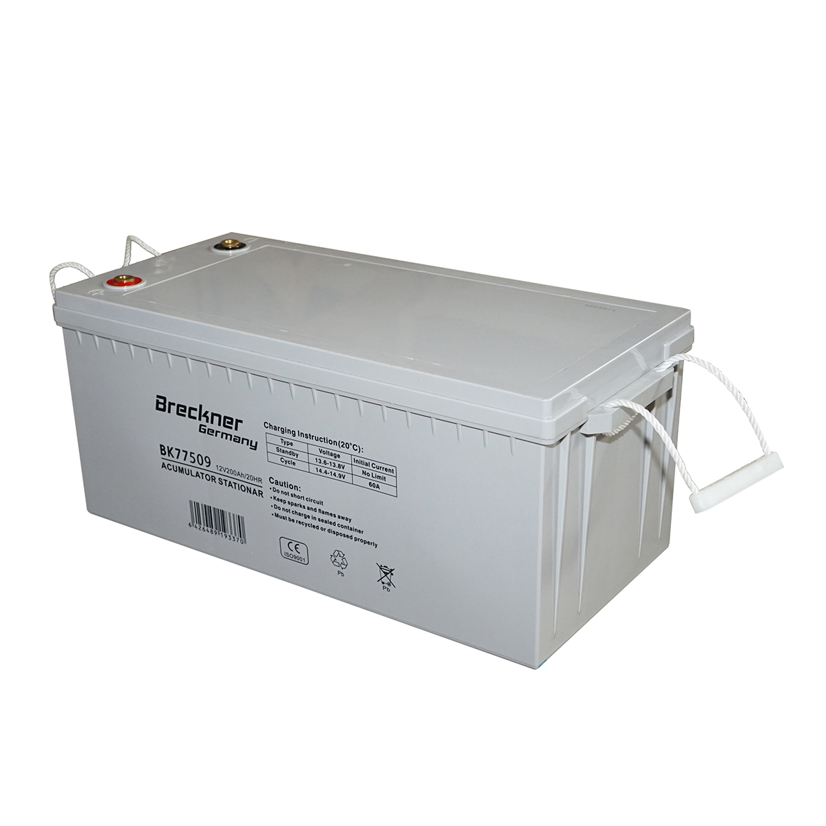 Baterie gel 200Ah sistem solar fotovoltaic 12V 20HR 535x250x255mm SL12-200G Breckner Germany