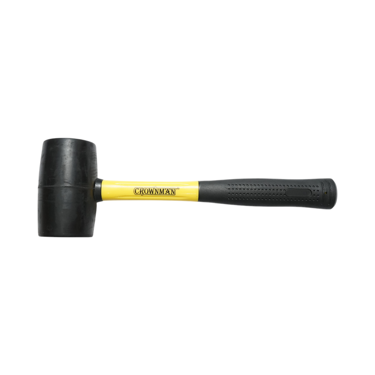 Ciocan de cauciuc CROWNMAN 900g, lungime 360 mm, maner din fibra de sticla