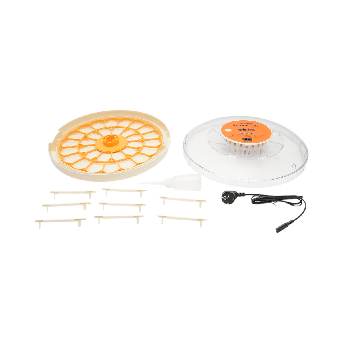 Incubator automat 30 oua, afisaj digital, control temperatura si umiditate, 50 W, 220 V, temperatura functionare 20-39 C