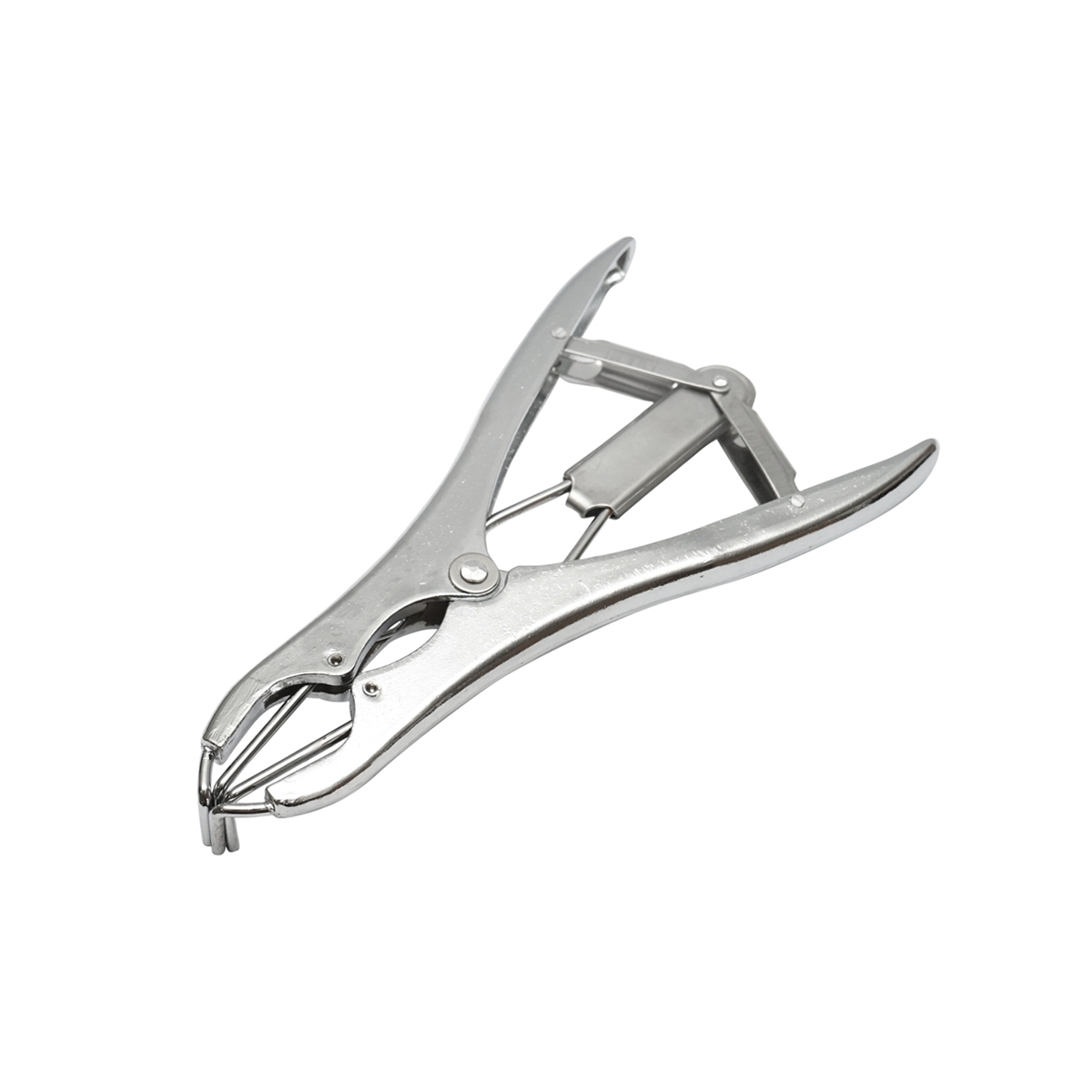 Cleste castrare cu inel pentru bovine, ovine si porci Breckner Germany, set 1 cleste + 100 inele, pentru castrare sau taiere cozi nesangeroasa