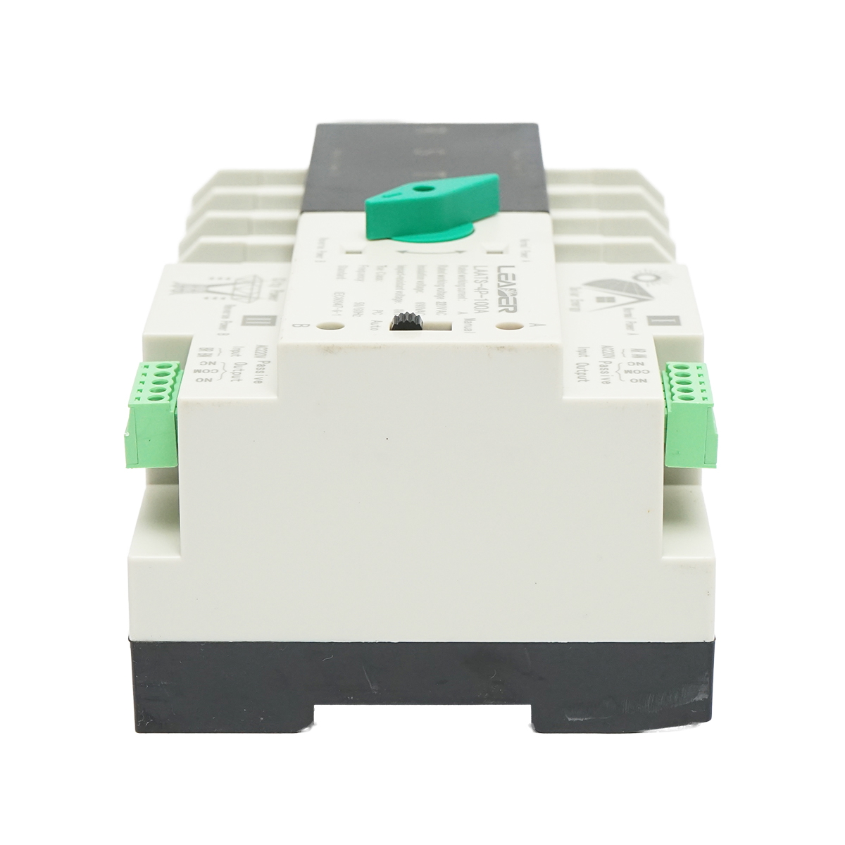 Comutator ATS trifazat 400V Dual Power, separator automat de la panouri fotovoltaice la retea ATS-4P-63A Leader