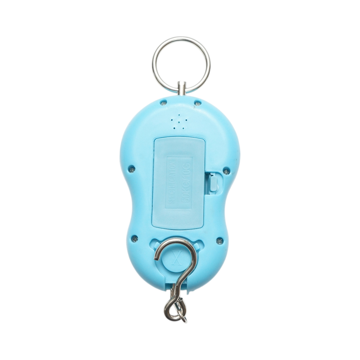 Cantar electronic de mana portabil Breckner Germany, display LCD, capacitate 10 gr - 50 Kg, alimentare 2 baterii AAA