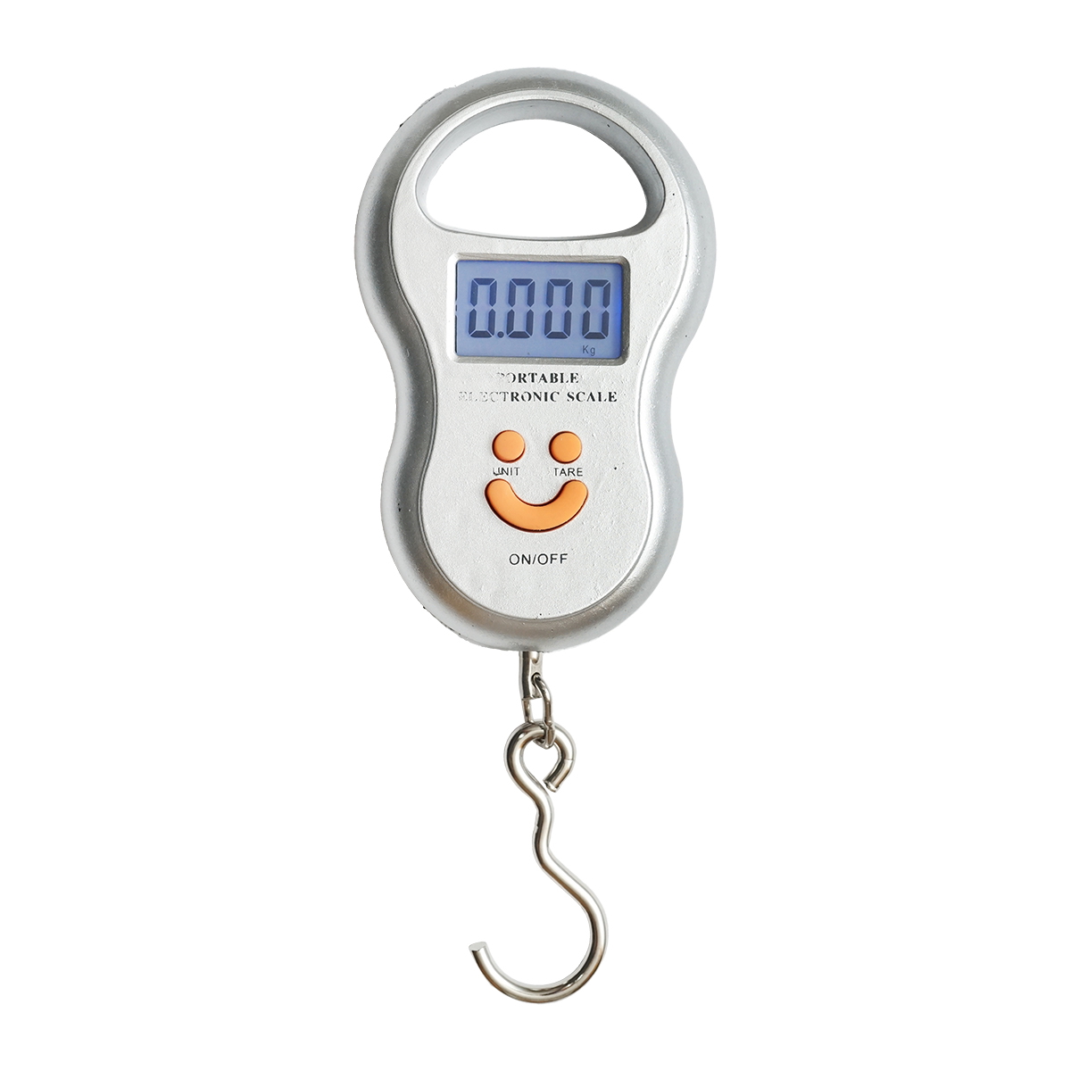 Cantar electronic de mana portabil Breckner Germany 50 Kg, display LCD, capacitate minima 10 gr, alimentare 2 baterii AAA