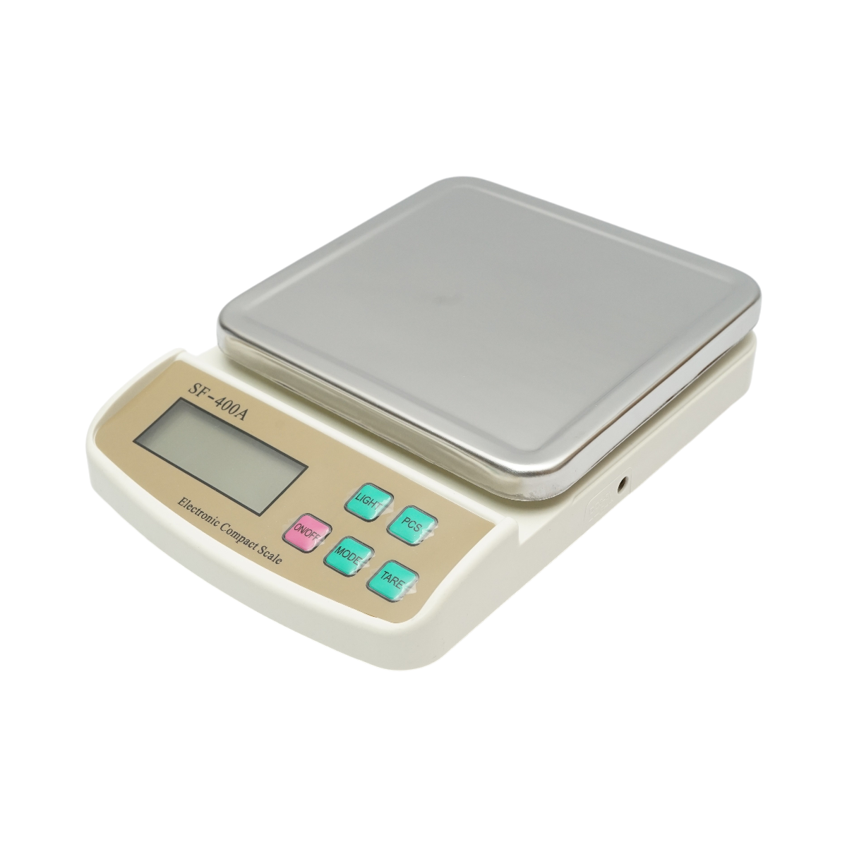 Cantar electronic de bucatarie SF-400A 10 kg, minim 1 g, platforma 155 x 155 mm, LCD, 225 x 165 x 43 mm, functii tara si oprire automata