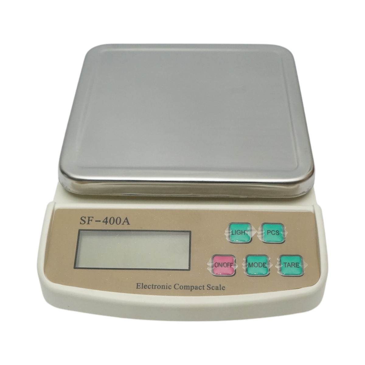 Cantar electronic de bucatarie SF-400A 10 kg, minim 1 g, platforma 155 x 155 mm, LCD, 225 x 165 x 43 mm, functii tara si oprire automata
