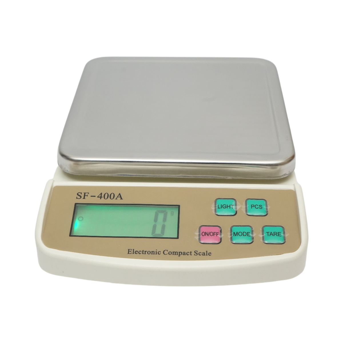 Cantar electronic de bucatarie SF-400A 10 kg, minim 1 g, platforma 155 x 155 mm, LCD, 225 x 165 x 43 mm, functii tara si oprire automata