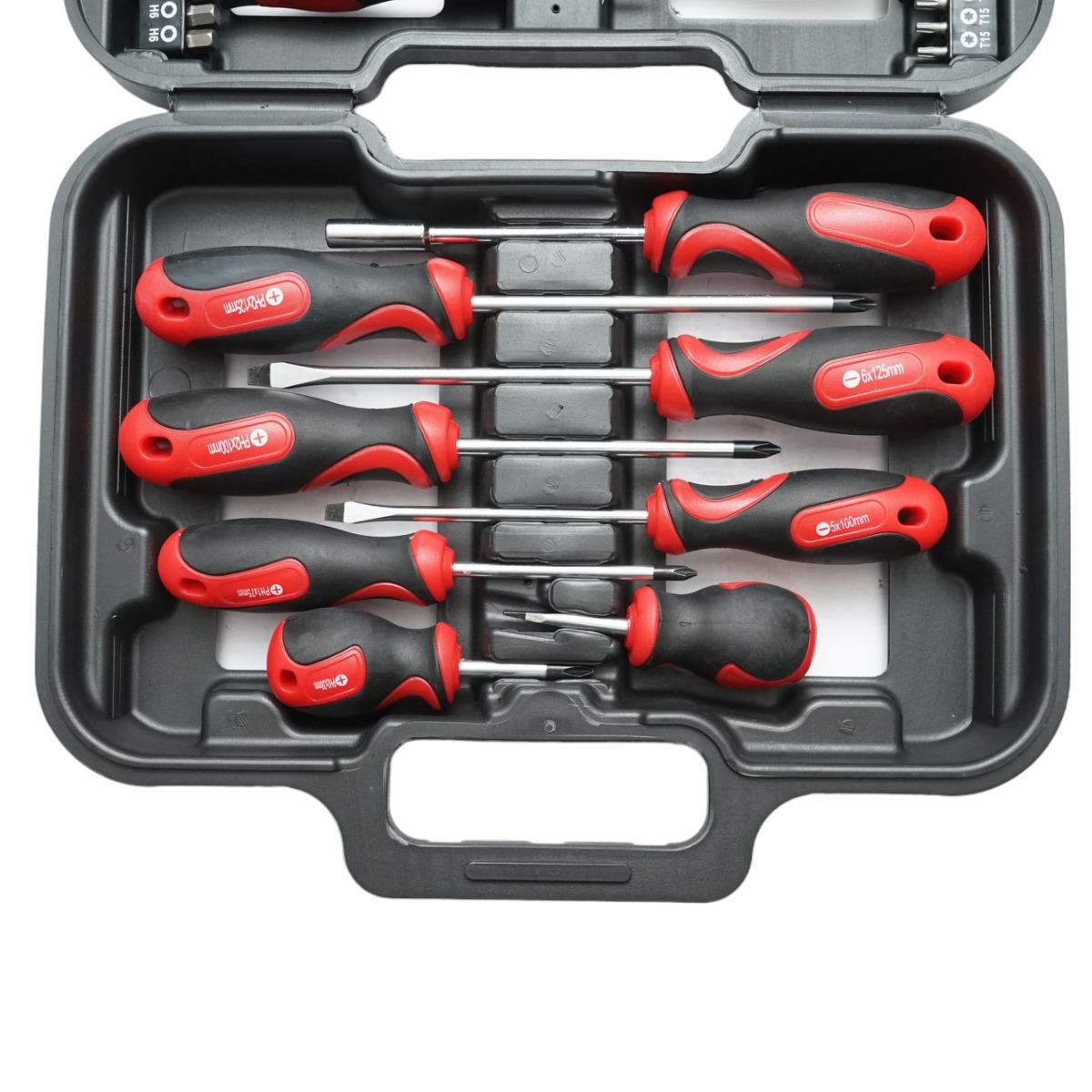 Trusa surubelnite si biti combinate 58 piese Breckner Germany