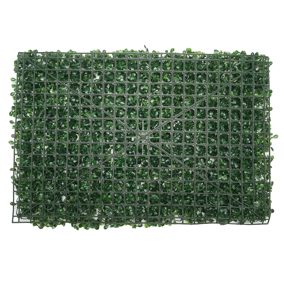 Gard viu artificial cu frunze mici verzi, placa 400 x 600 mm, tesatura plastic rezistent UV, spalat cu apa, vant, Breckner Germany