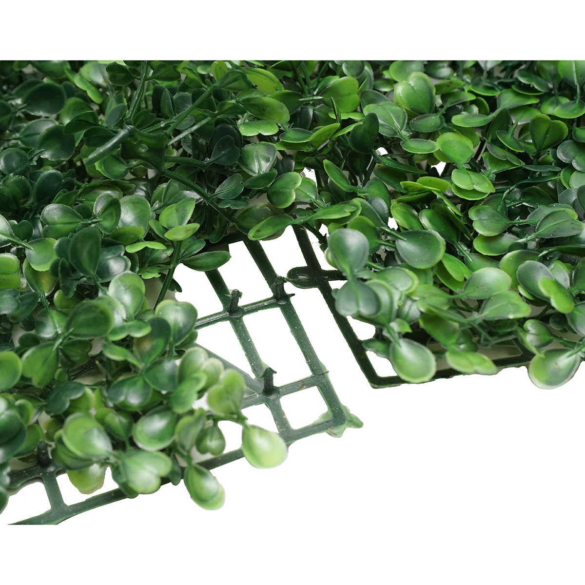 Gard viu artificial cu frunze mici verzi, placa 400 x 600 mm, tesatura plastic rezistent UV, spalat cu apa, vant, Breckner Germany