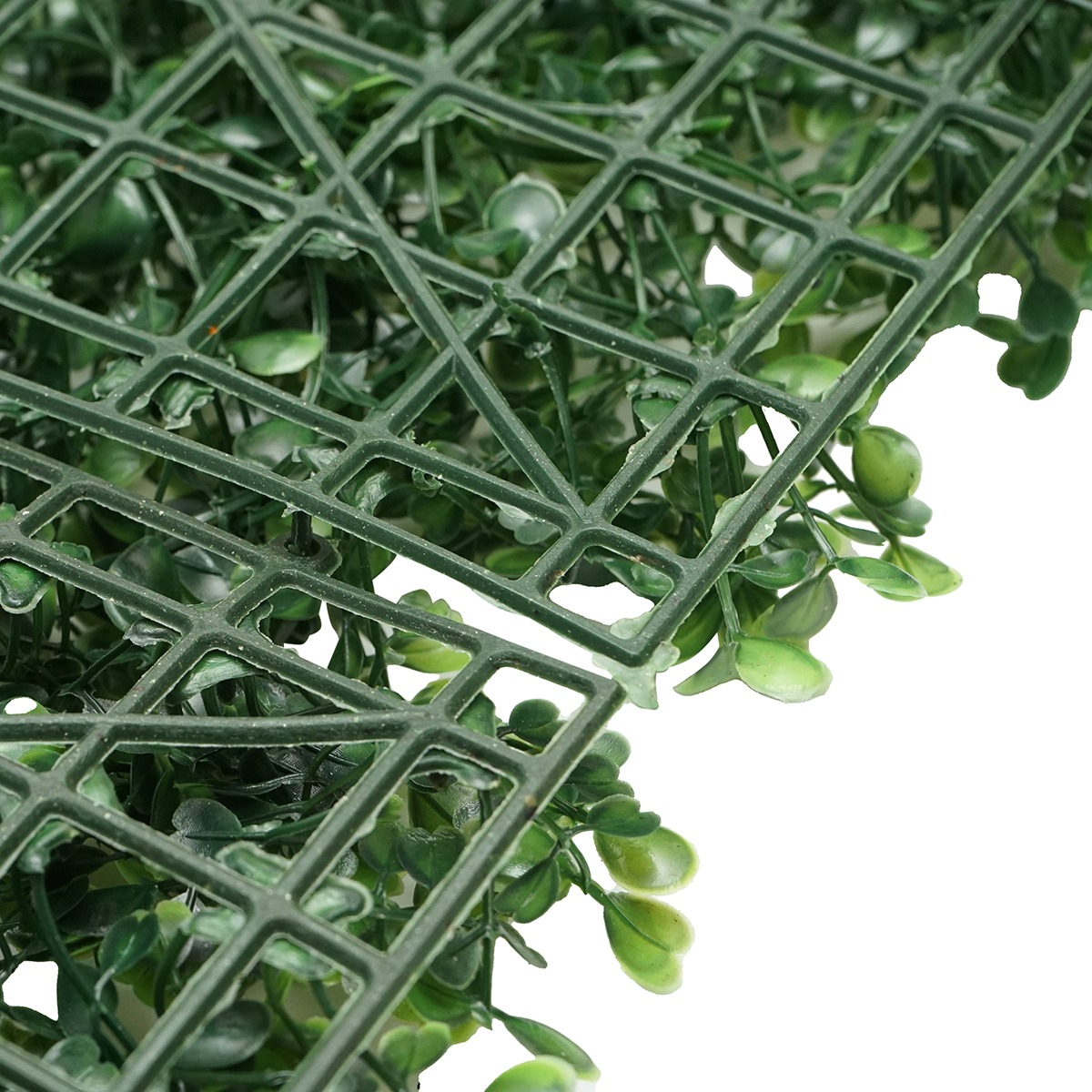 Gard viu artificial cu frunze mici verzi, placa 400 x 600 mm, tesatura plastic rezistent UV, spalat cu apa, vant, Breckner Germany