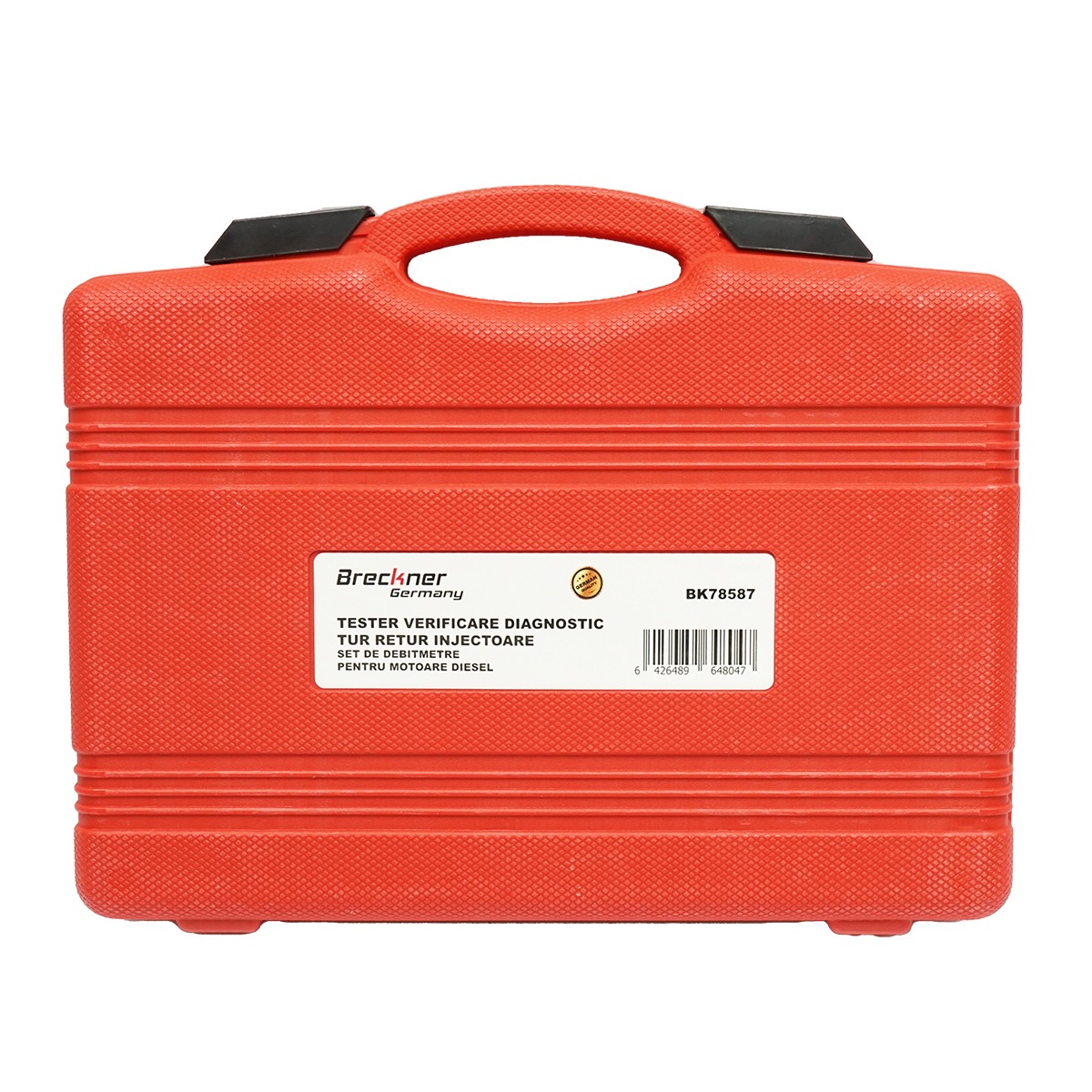 Trusa tester diagnostic tur-retur injectoare common rail Bosch, Denso, Delphi, Siemens + set debitmetre motoare diesel Breckner Germany