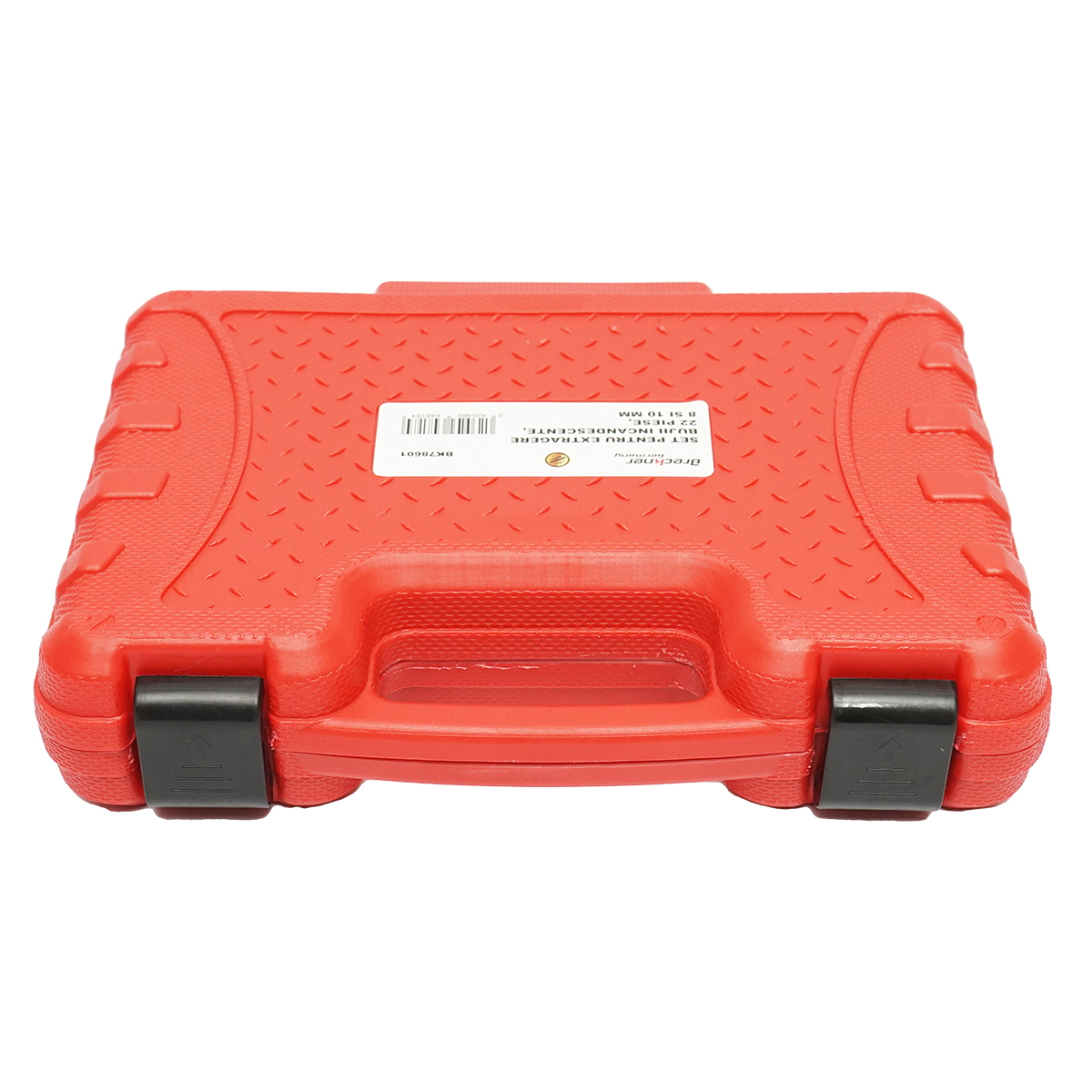 Trusa extractor bujii incandescente Breckner Germany 22 piese pentru M8 si M10, eliminare bujii rupte/deteriorate de pe chiulasa