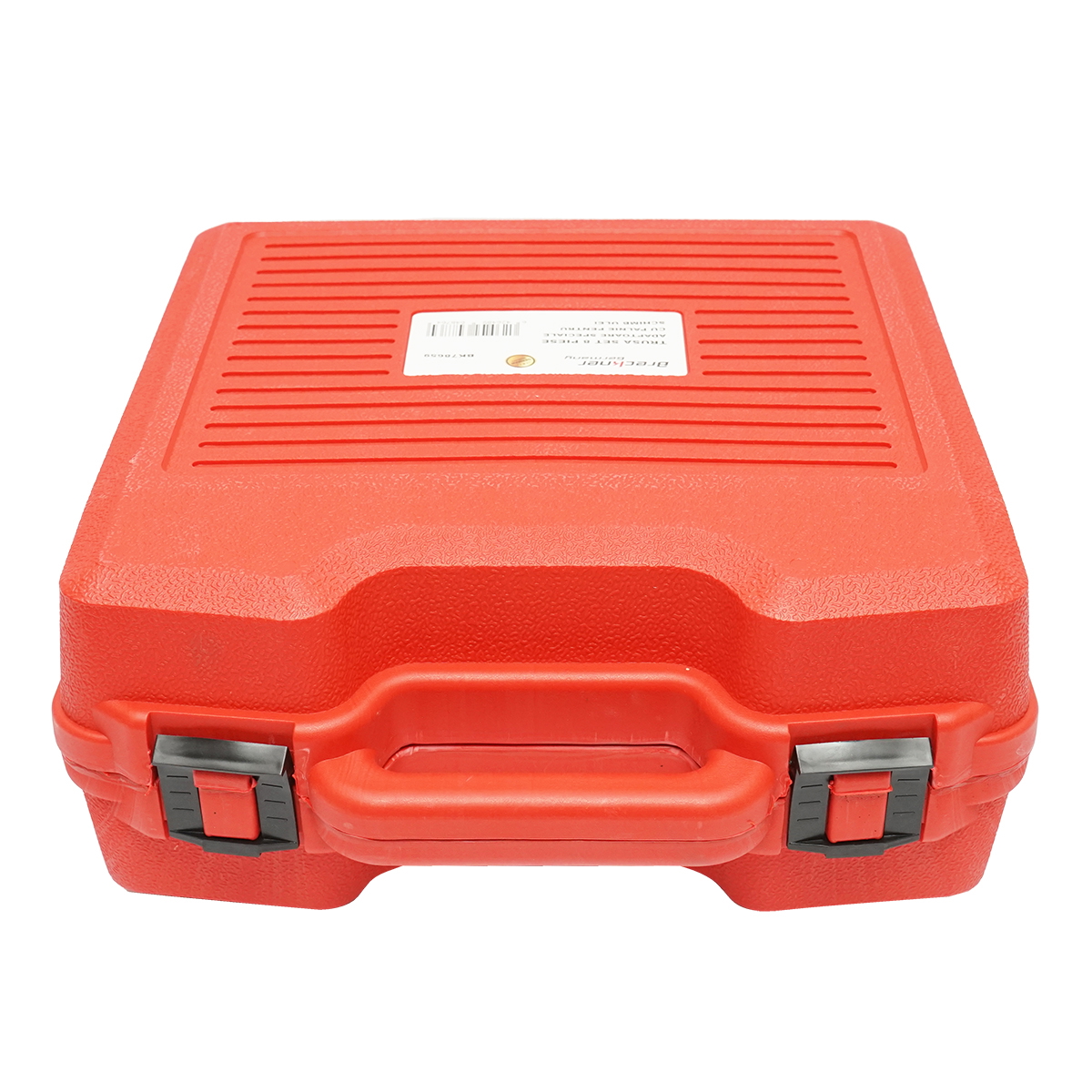 Trusa set palnie si adaptoare speciale pentru schimb ulei motor 8 piese Breckner Germany, cu palnie indoita, tub indoit, 1 adaptor si 6 adaptoare filetate, in trusa pentru depozitare si transport