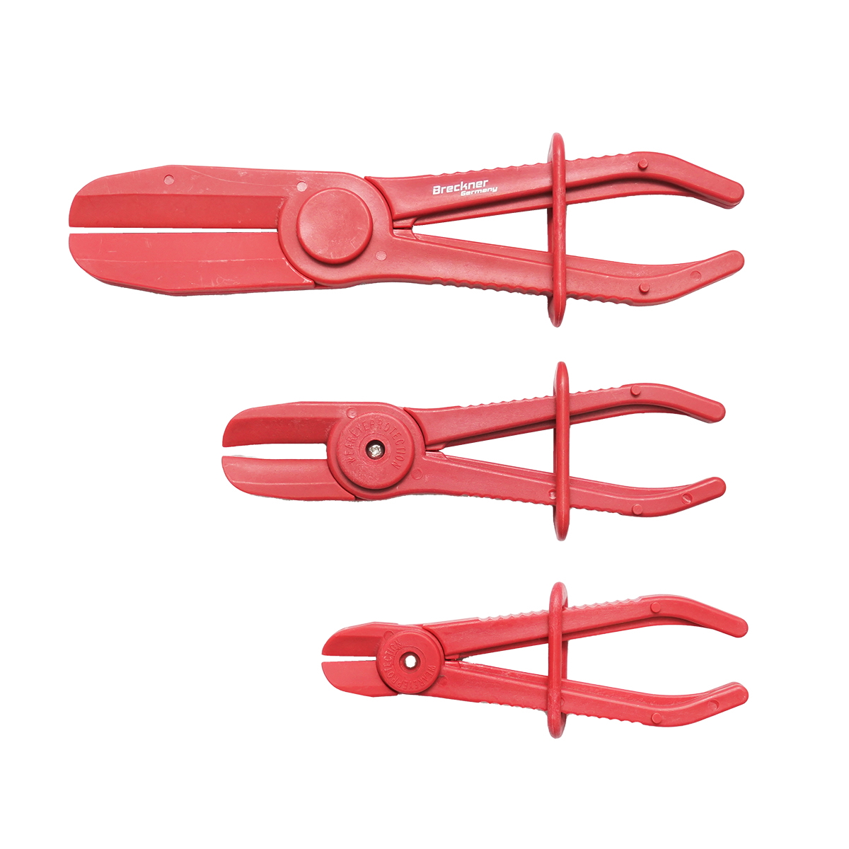 Set 3 clesti plastic pentru furtunuri auto Breckner Germany