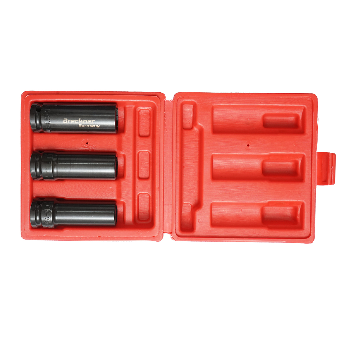 Trusa chei tubulare impact pentru prezoane roti Breckner Germany, 17mm 19mm 21mm, patrat 1/2 inch