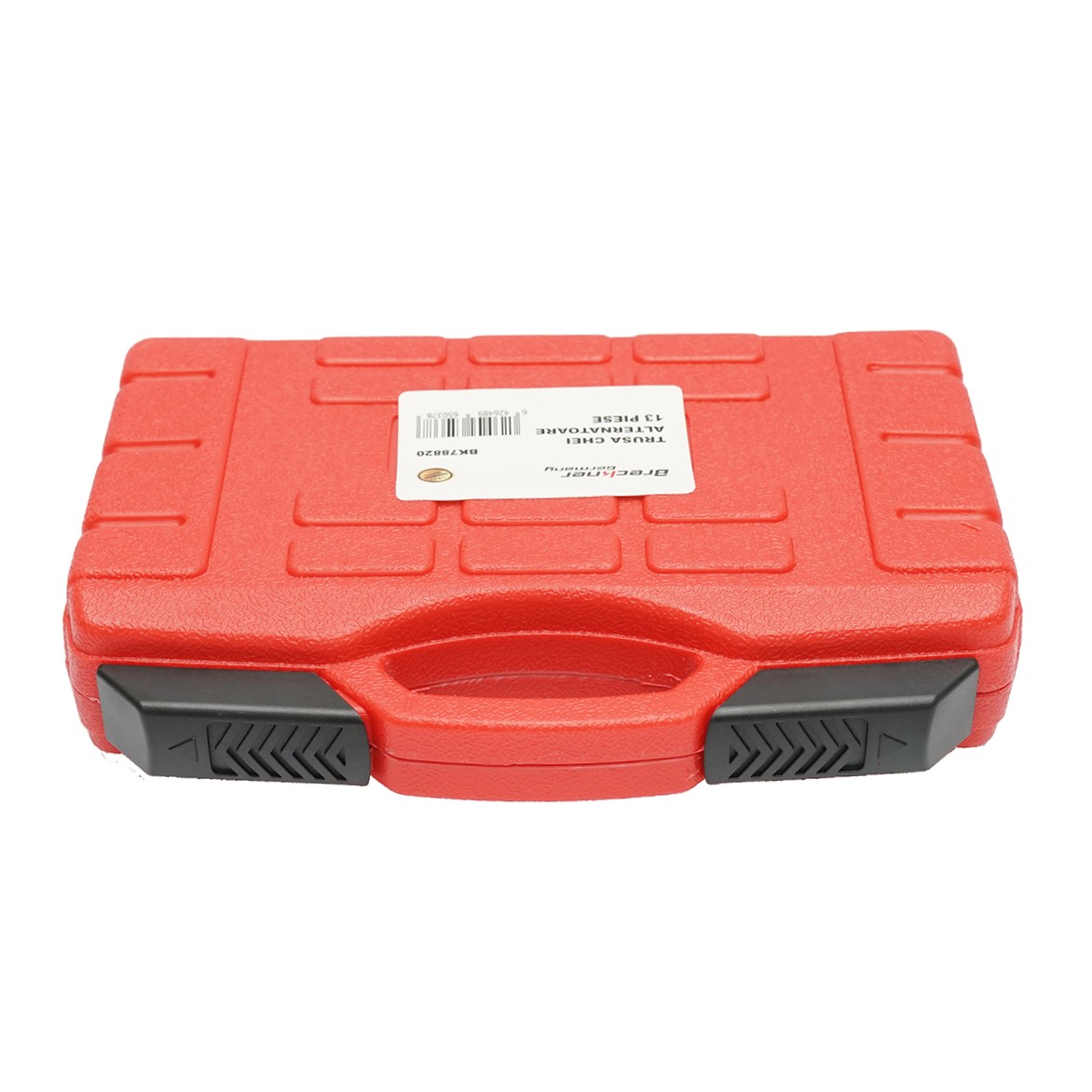 Trusa chei montare/demontare fulie alternator 13 piese Breckner Germany, otel Cr-V, adaptor 1/2 DR 10mm HEX, biti T40/T50 M8/M10 H8/H10, dimensiuni T50x110mm M10x110mm, pentru VW Audi Seat Mercedes Renault BMW Fiat