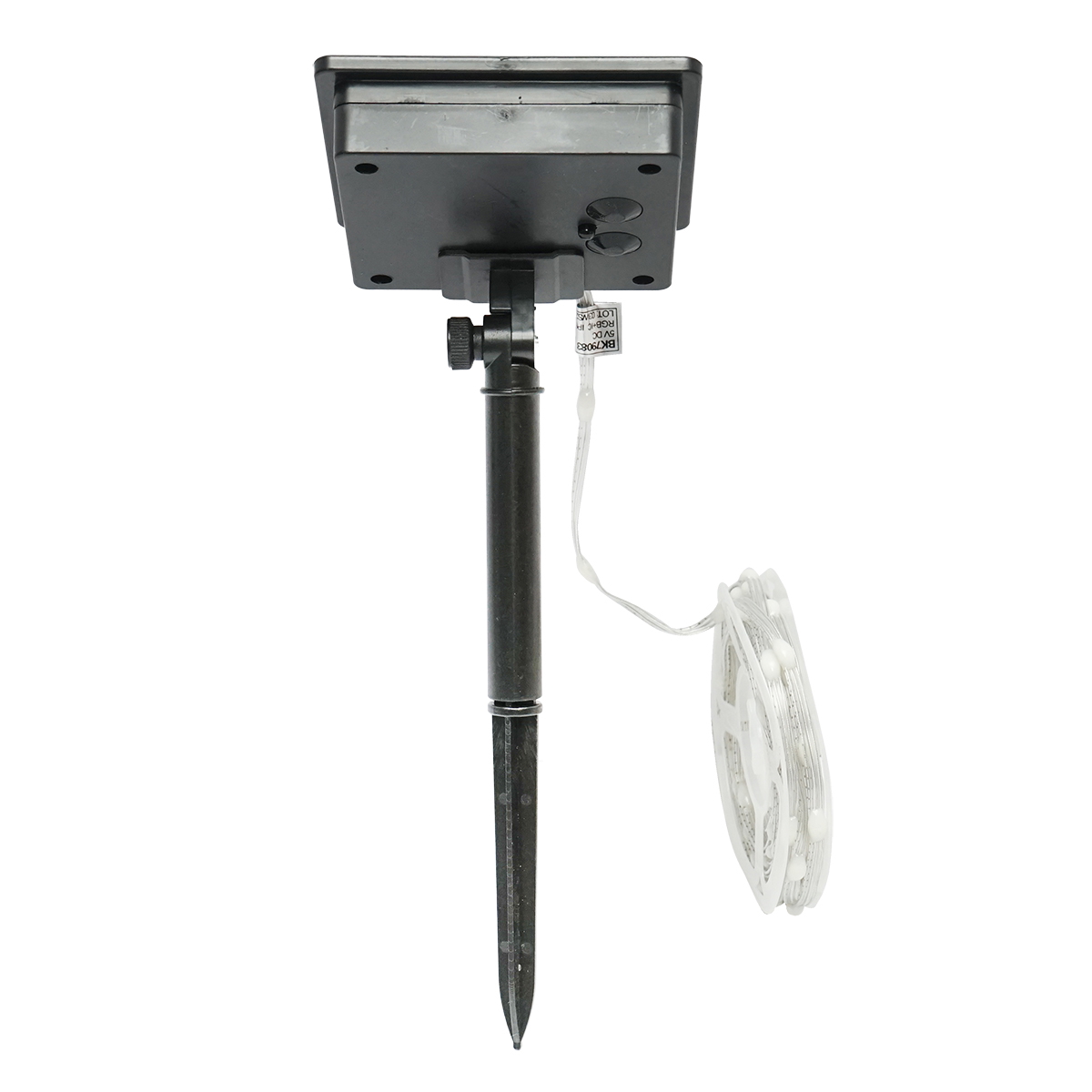 Banda LED Breckner Germany 5m, 5V, incarcare panou solar, RGB+IC, IP65, cu telecomanda