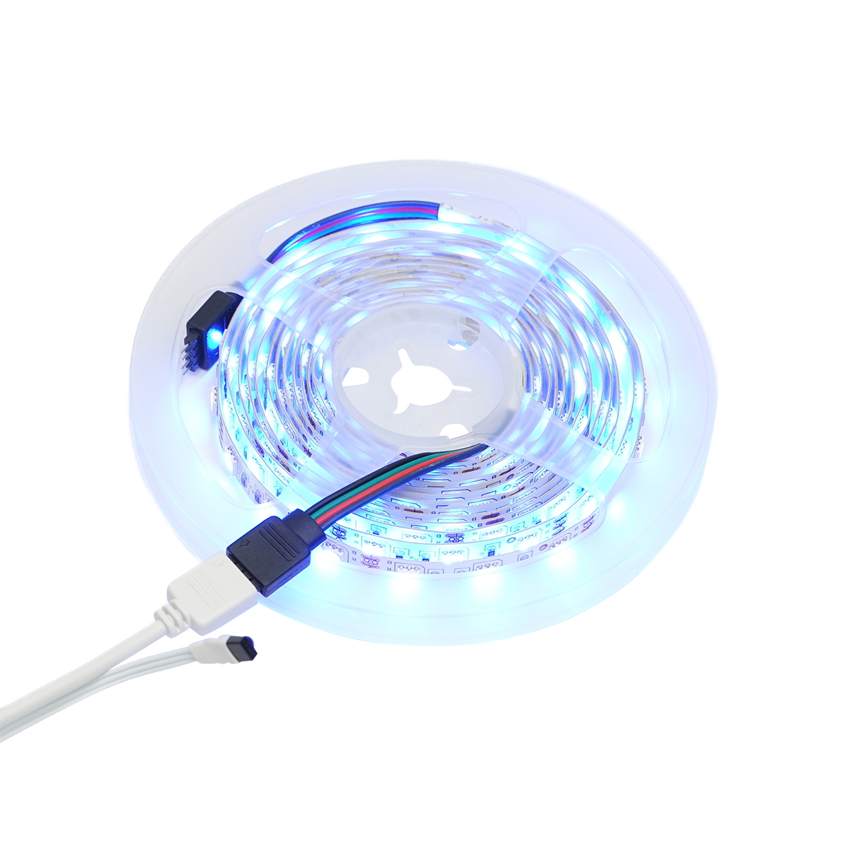 Banda LED SMD 5050 RGB 14.4W/m, 12-220V, rola 3m, 60 LED/m, IP20 - Breckner Germany