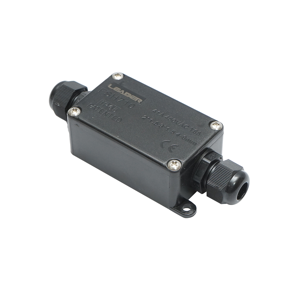 Doza etansa cu presetupe 41A 450V AC, 2 cai 4-8mm IP65 Leader