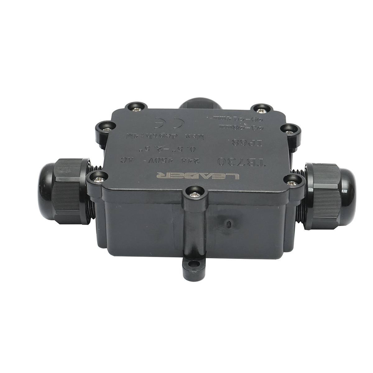 Doza etansa cu presetupe 24A 450V AC, 3 cai 3-14mm IP68 Leader