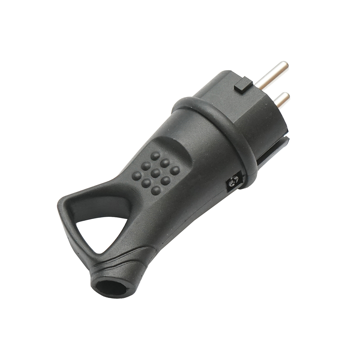 Stecher schuko cauciuc 250V, 16A cu maner si impamantare IP44 Breckner Germany