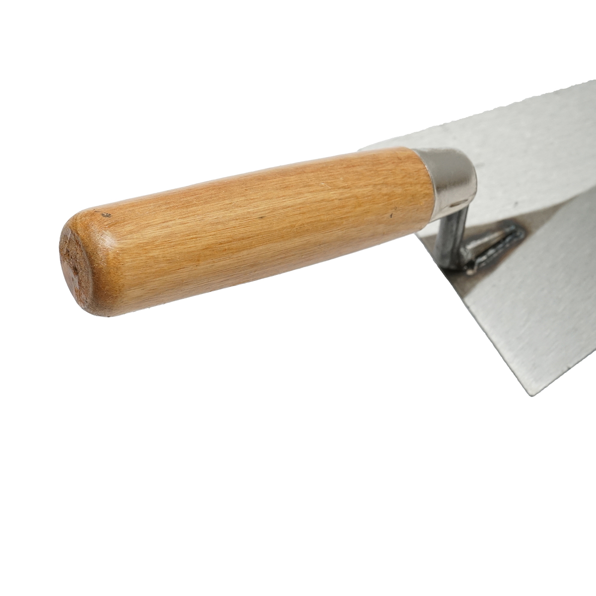 Mistrie rotunda 200 mm cu maner din lemn, latime maner 110 mm, latime parte ingusta 45 mm