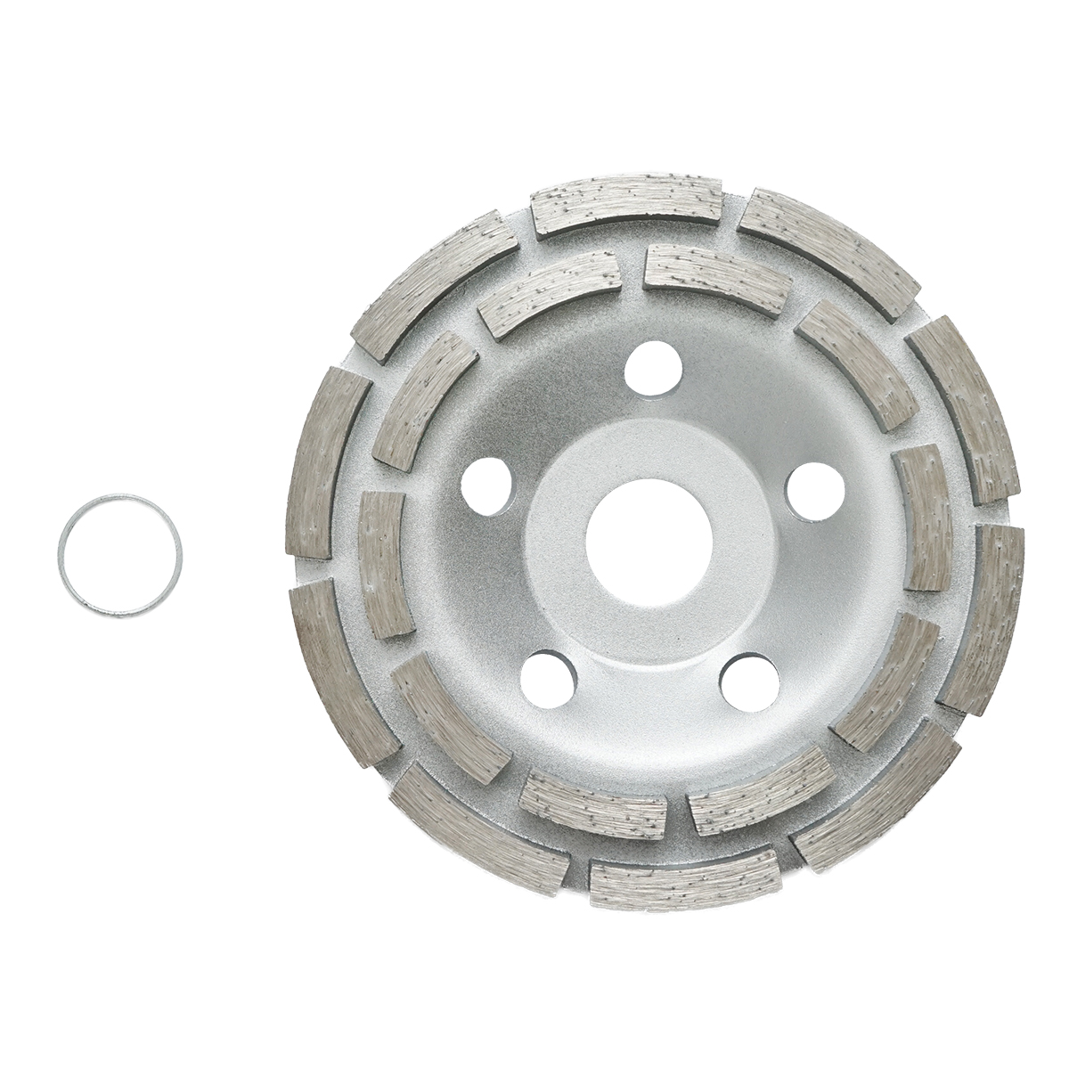 Disc diamantat segmentat 125x22.23mm pentru slefuire beton, granit si marmura Breckner Germany