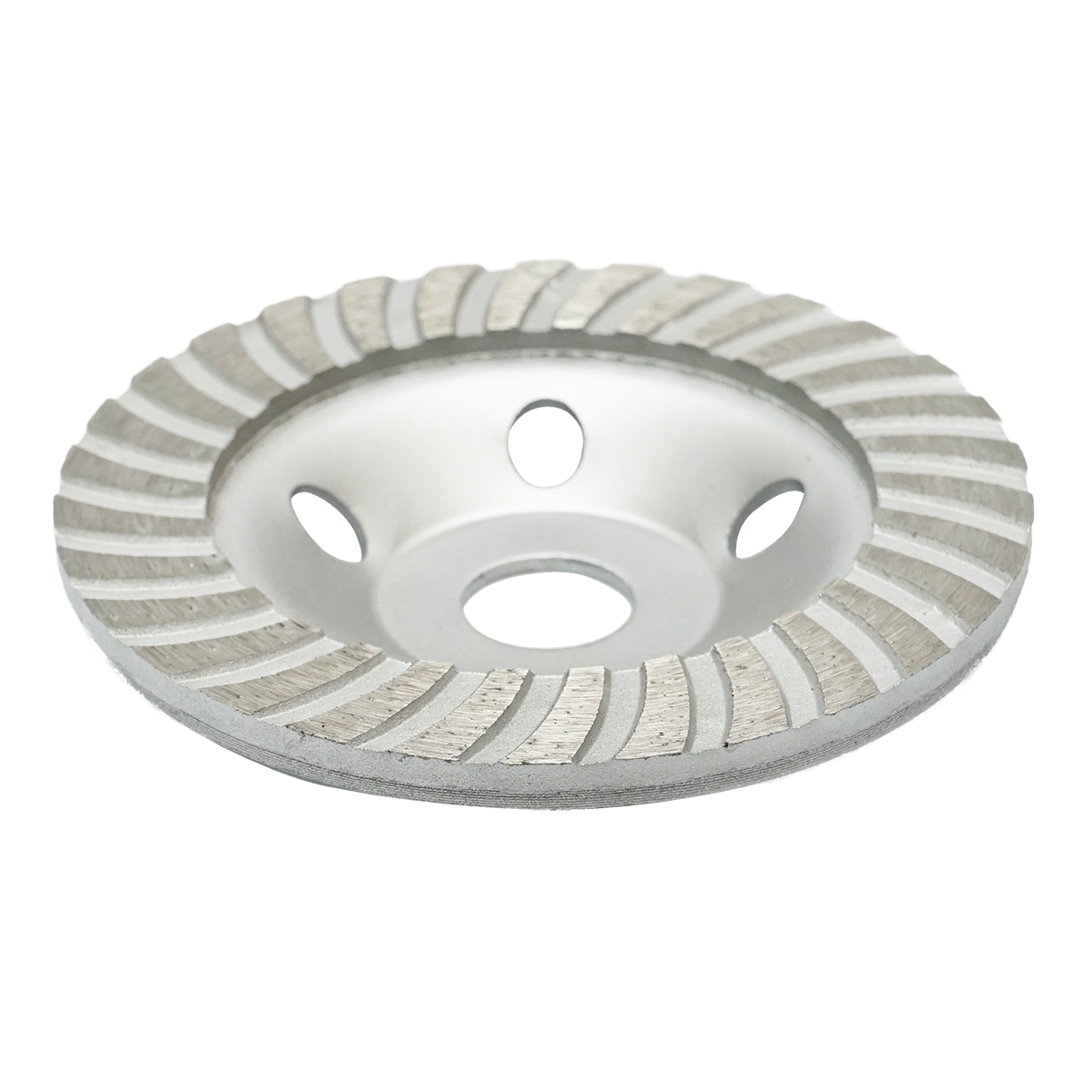 Disc diamantat segmentat tip cupa Breckner Germany 125x22.23 mm pentru slefuire beton, granit, marmura, 0.43 kg