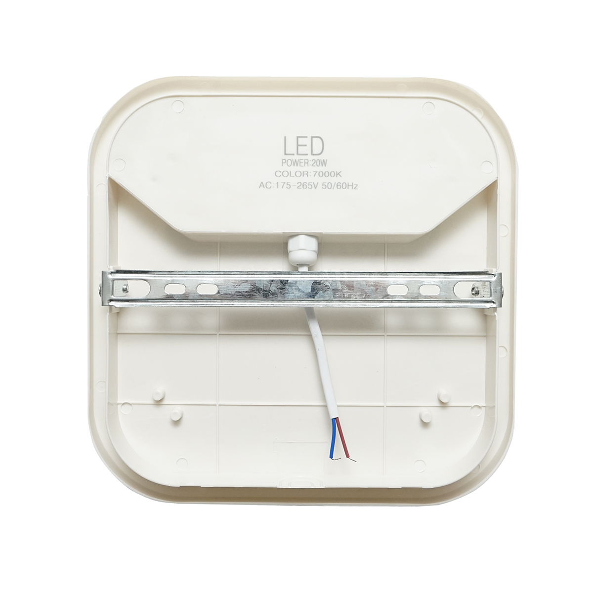 Plafoniera LED 20W Aparenta, Alb, 7000K lumina rece, 175-265V, 220x220x65 mm, Clasa energetica A++, interior/exterior Breckner Germany