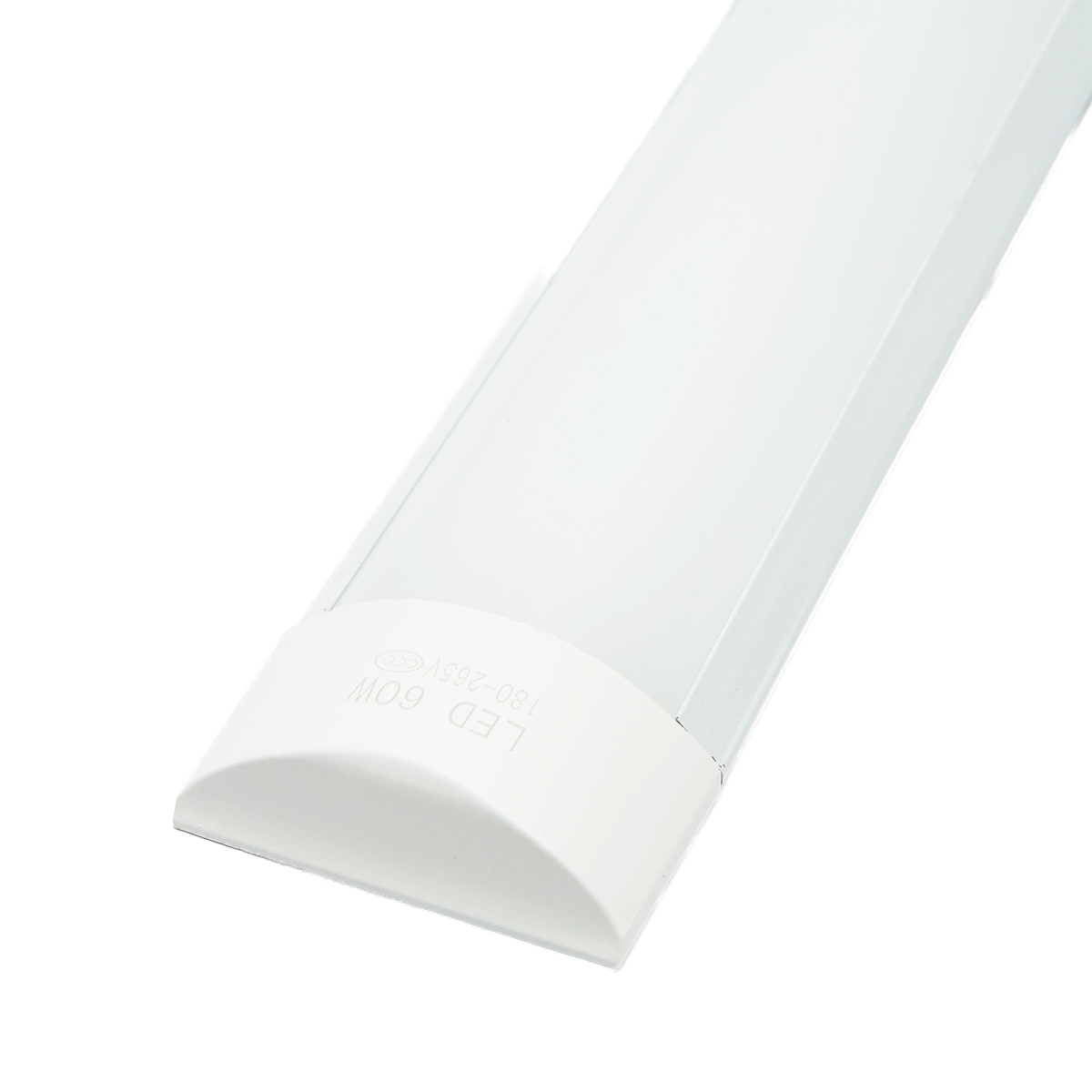 Aplica LED liniara 60W 6500K, CORP ILUMINAT APLICAT montaj aparent, alb, 180-265V, IP20, 1200x75x25 mm, clasa A, durata 40.000 h, Breckner Germany
