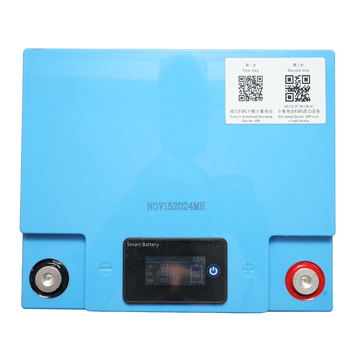 Baterie Li-ion LiFePO4 12.8V, 50Ah cu BMS, Bluetooth, LCD display si protectie temperatura Breckner Germany